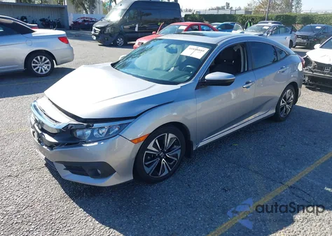 2018 Honda Civic Ex-L from USA, damaged, VIN JHMFC1F74JX004362